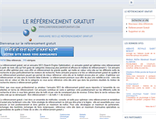 Tablet Screenshot of lereferencementgratuit.com
